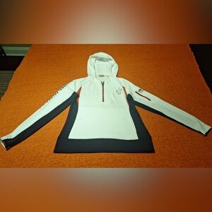 Dunning Golf Ladies Solheim Cup 1/2 Zip Hooded Sweatshirt USA Women size Small